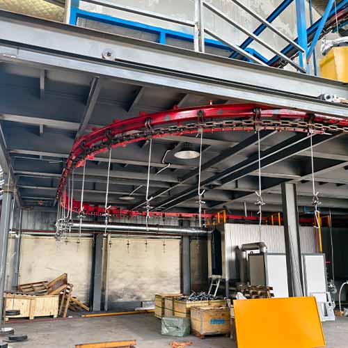 Automatic Metal Parts Powder Coating Line Automatic Metal Parts Powder Coating Line
